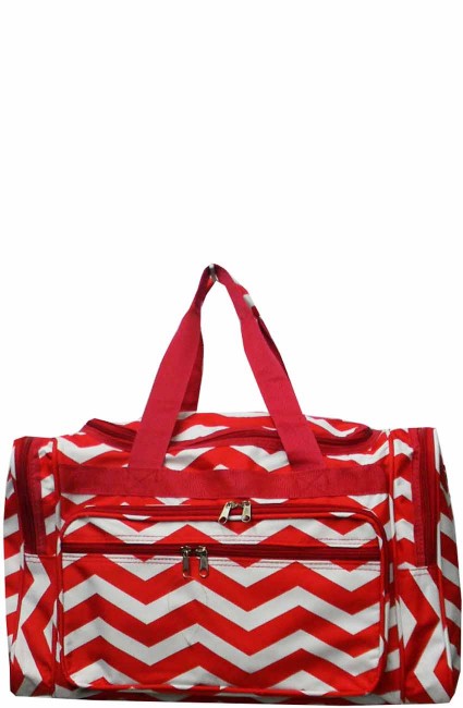 Printed Duffle Bag-CV-T19/RED